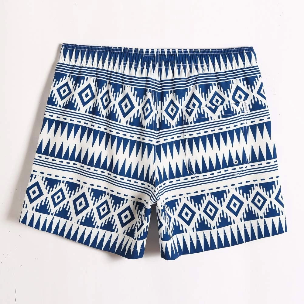 maamgic Mens Boys 80s 90s Vintage 4 Way Stretch Swim Trunks with Mesh Lining Quick Dry Swim Suits Board Shorts