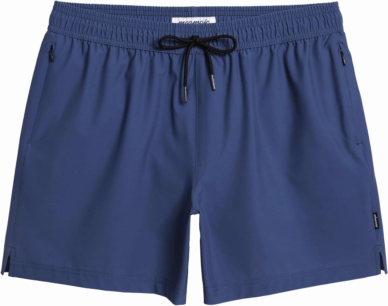 maamgic Mens Swim Trunks 5" Quick Dry Beach Shorts Stretch Swimming Trunks Shorts with Mesh Lining Zip Pockets