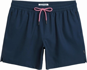 maamgic Mens Swim Trunks 5" Quick Dry Beach Shorts Stretch Swimming Trunks Shorts with Mesh Lining Zip Pockets