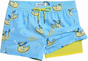 maamgic Mens Swim Trunks with Compression Liner Short Stretch Mens Bathing Suit Quick Dry Swimming Trunks Swimsuit