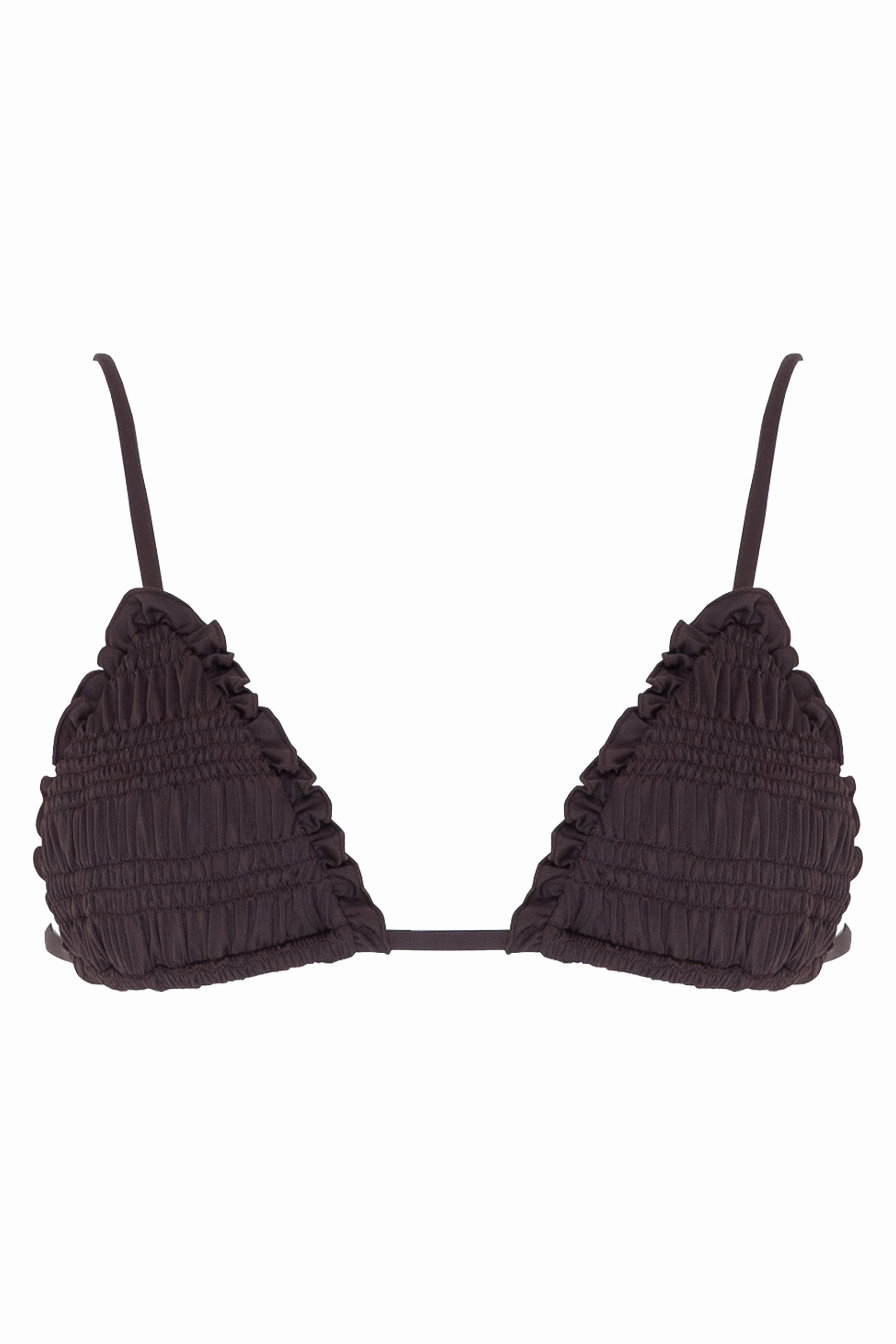Mae Tri Bikini Top - Cacao
