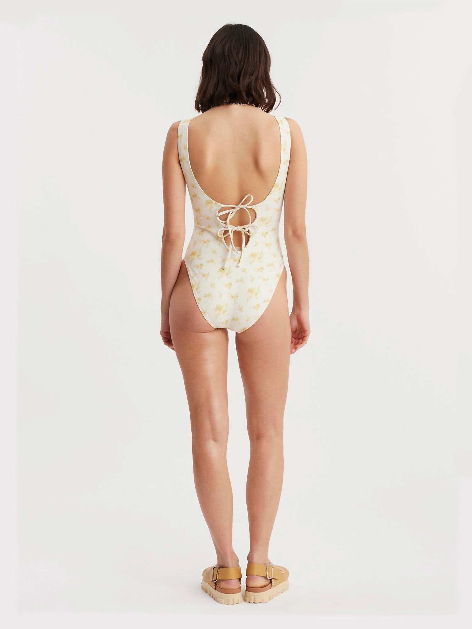 Makeba Swimsuit In Yellow Mix