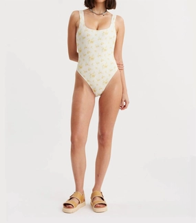 Makeba Swimsuit In Yellow Mix
