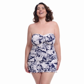 Malaya Sweetheart Bandeau Full Figure Swimdress