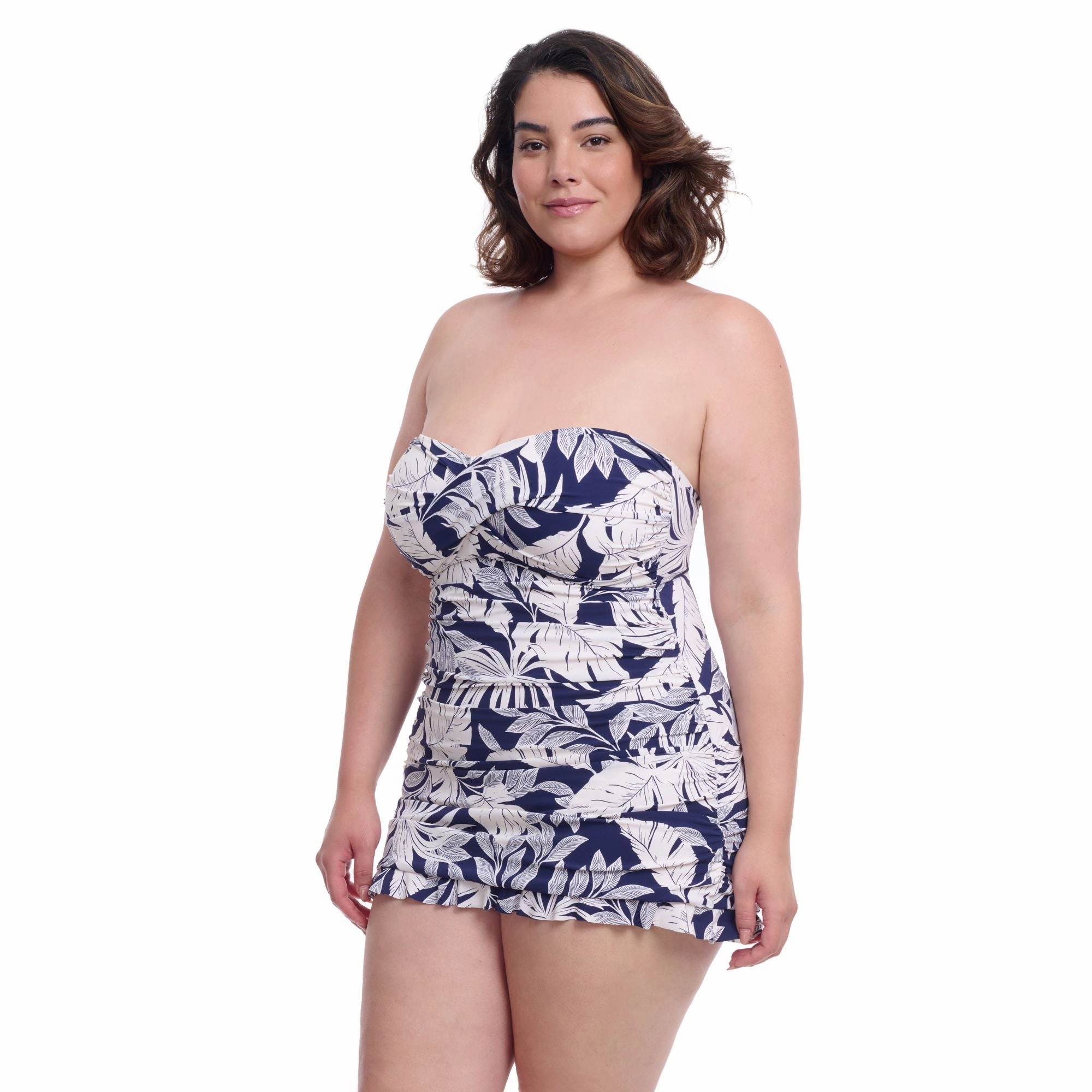 Malaya Sweetheart Bandeau Full Figure Swimdress