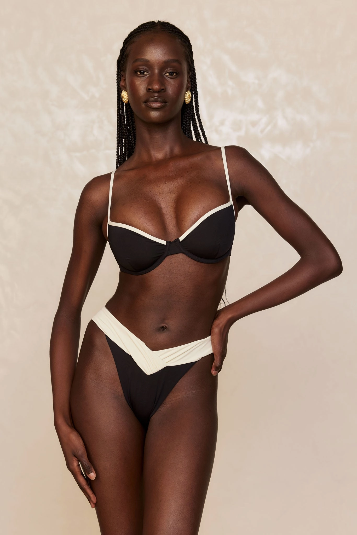 Marseille Bottom - Black/Ivory