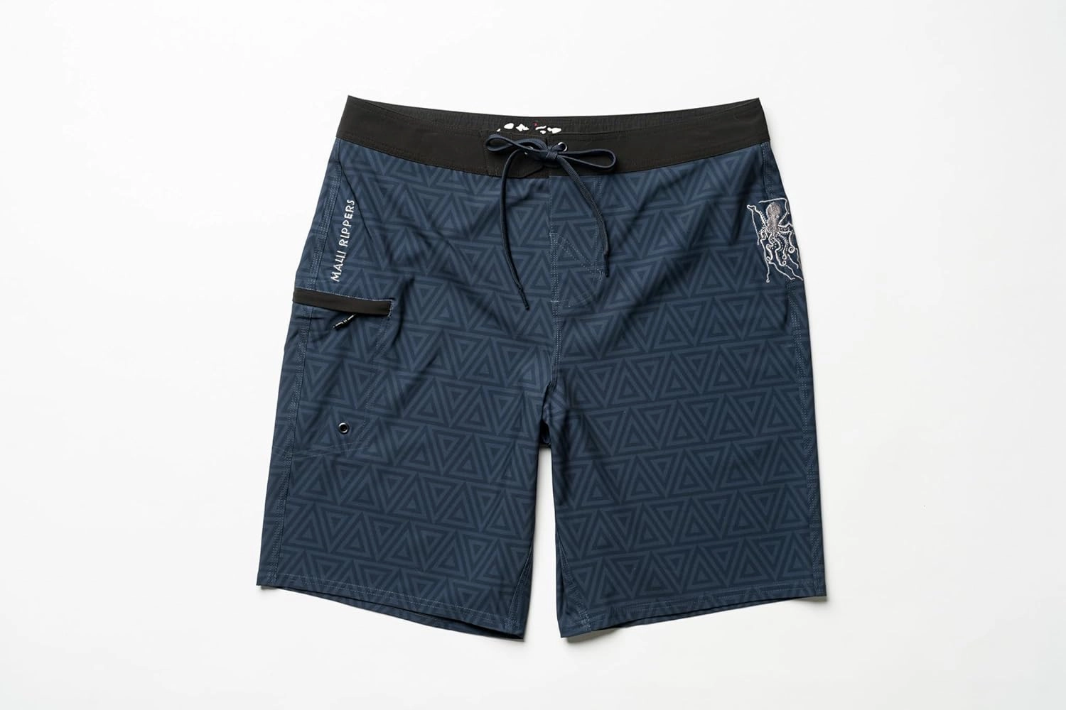 Maui Rippers Mens 21" Board Short Swim Trunks 4-Way Stretch with Large Pockets
