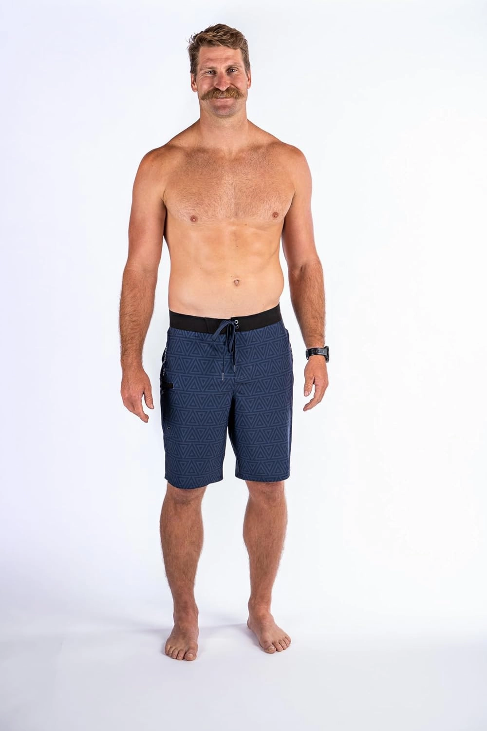 Maui Rippers Mens 21" Board Short Swim Trunks 4-Way Stretch with Large Pockets