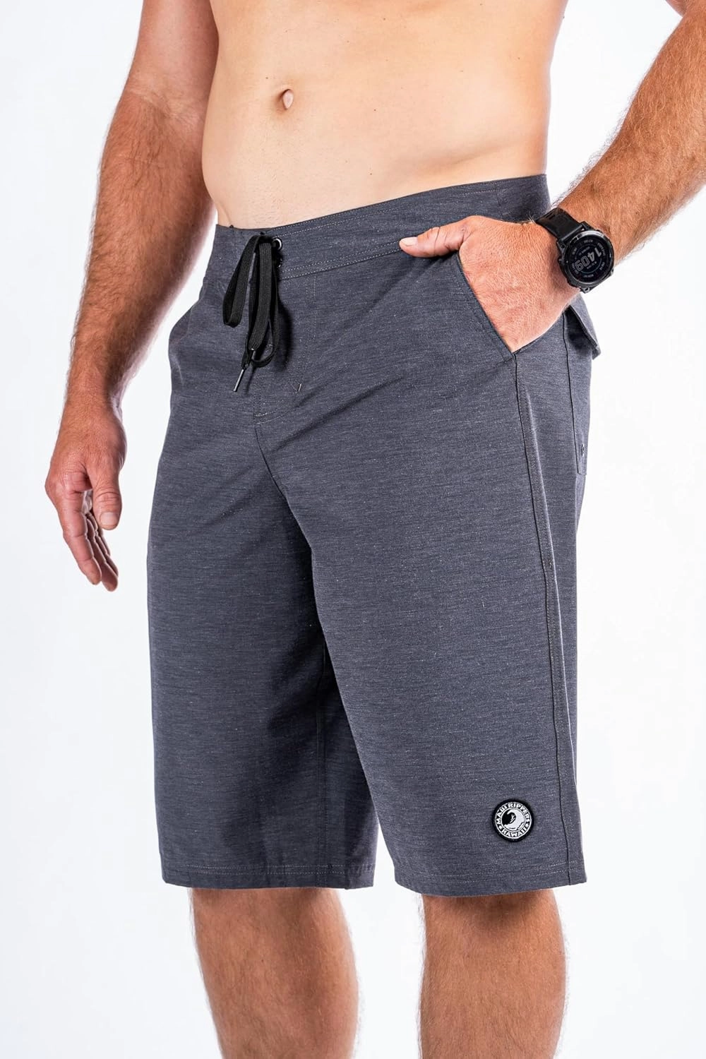 Maui Rippers Very Long 4 Way Stretch Boardshorts 24 Inch Outseam