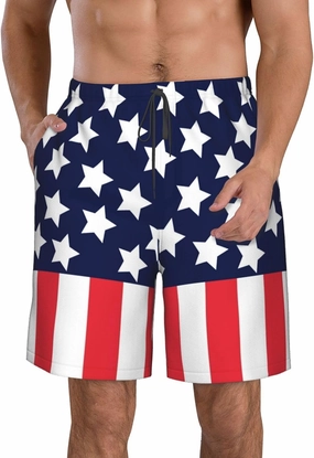 Men Beach Shorts Trunks - Board Shorts for Men Swim - Summer Swimming Pants for Men