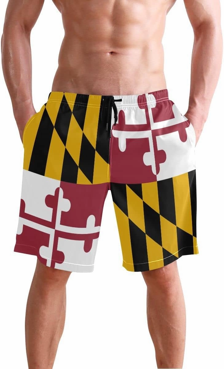Men's Beach Shorts Swim Trunks Quick Dry Swim Shorts for Men