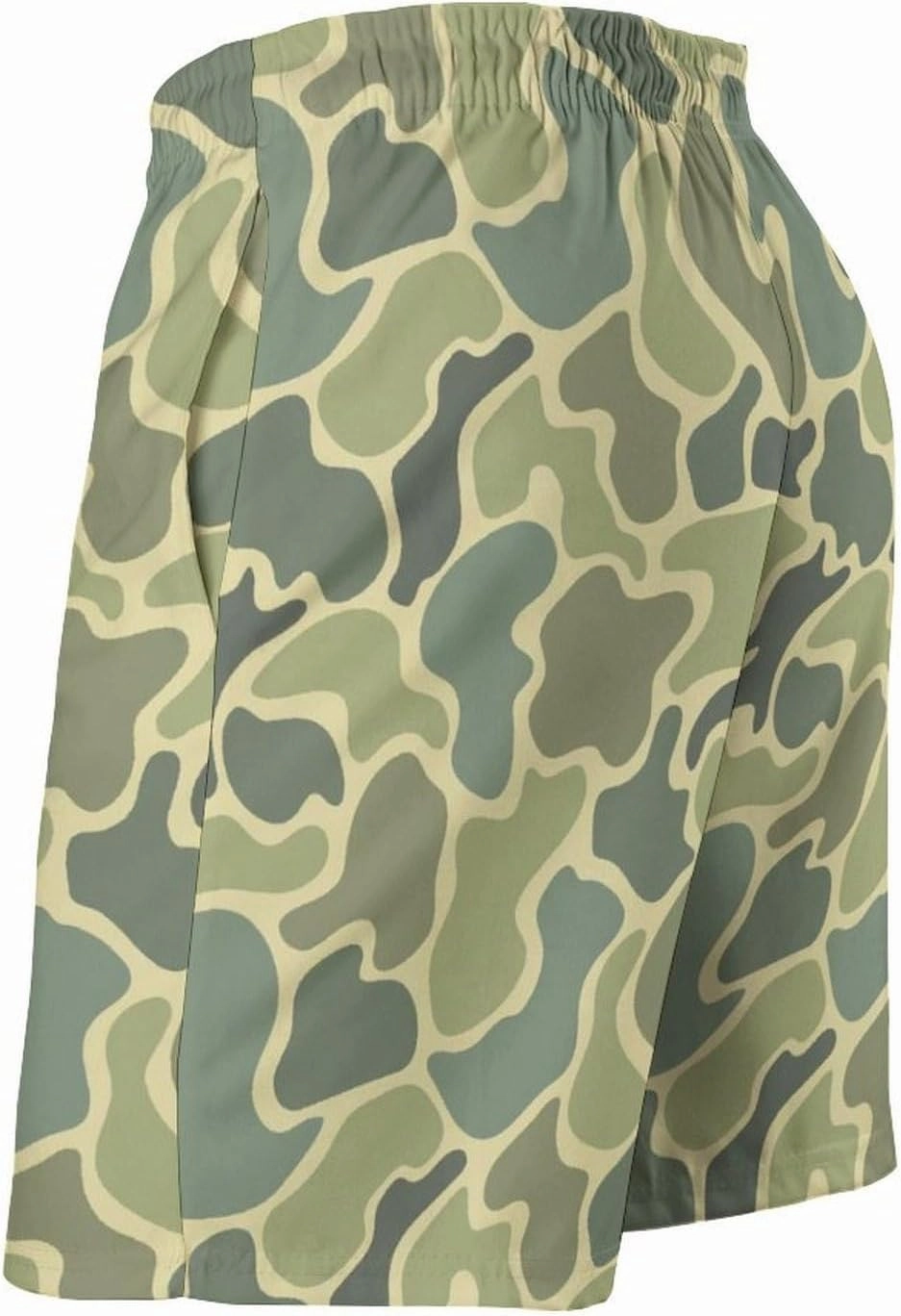 Men's Short Swim Trunks Vintage Brown Camouflage Quick Dry Bathing Suit Beach Swimsuits