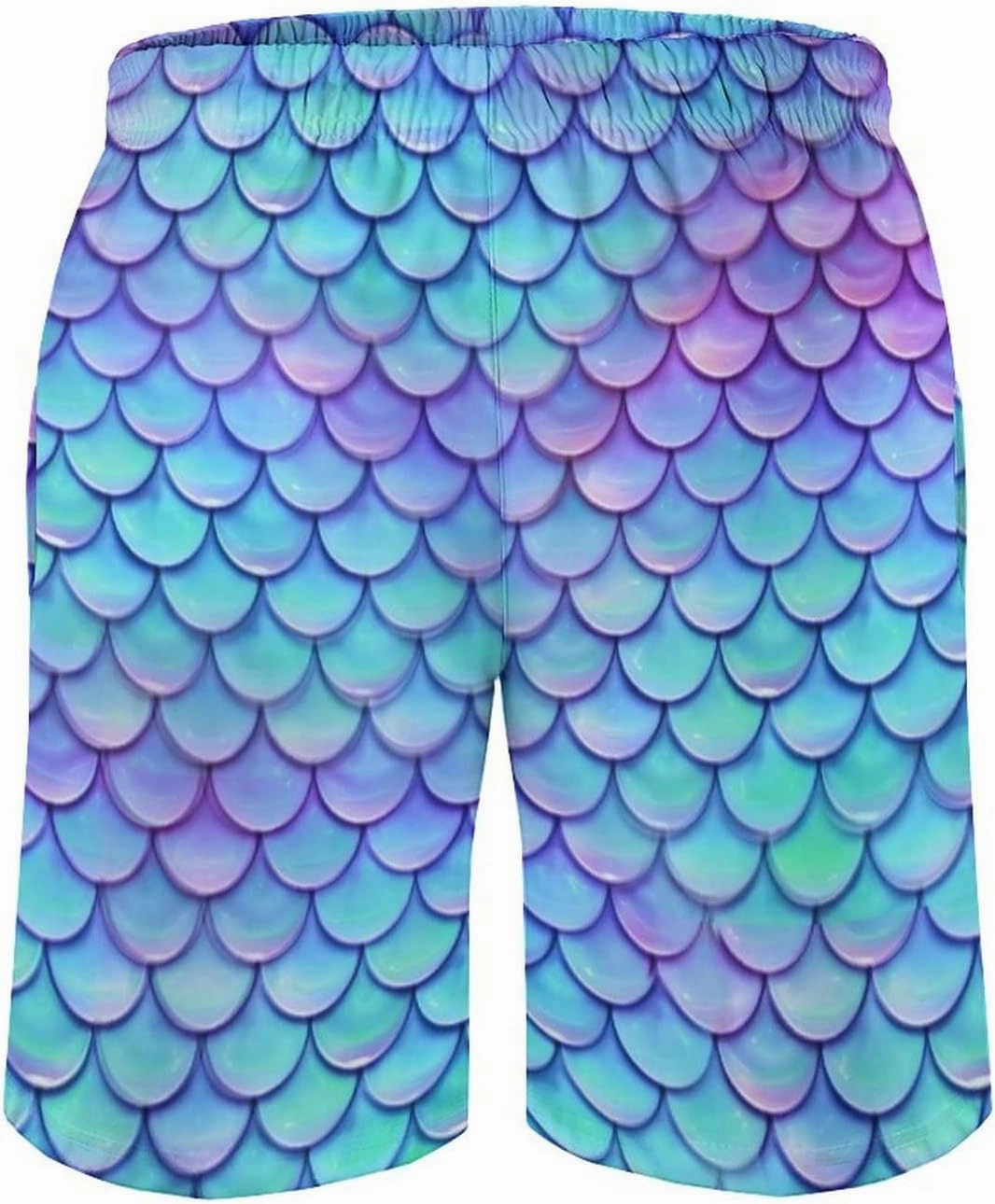 Men's Summer Quick Dry Swim Trunks Mermaid Beach Board Shorts Bathing Suits
