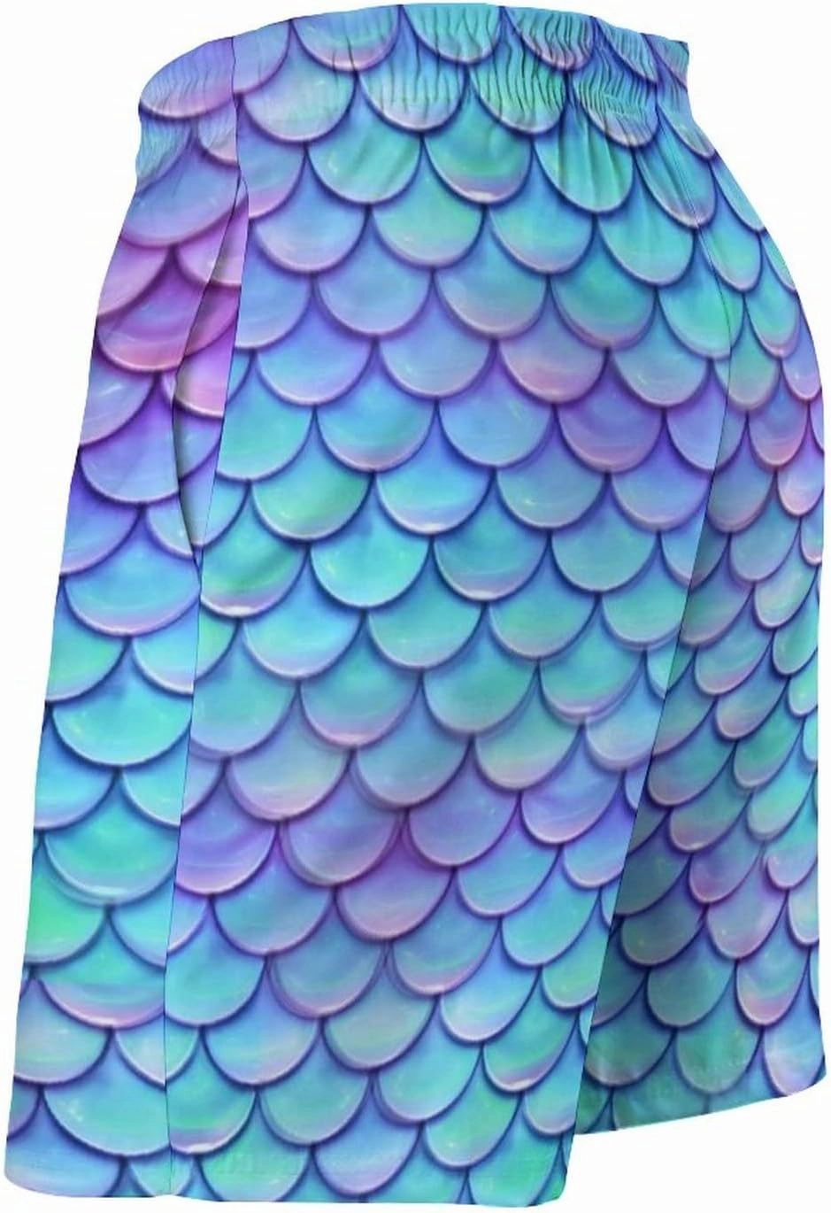 Men's Summer Quick Dry Swim Trunks Mermaid Beach Board Shorts Bathing Suits