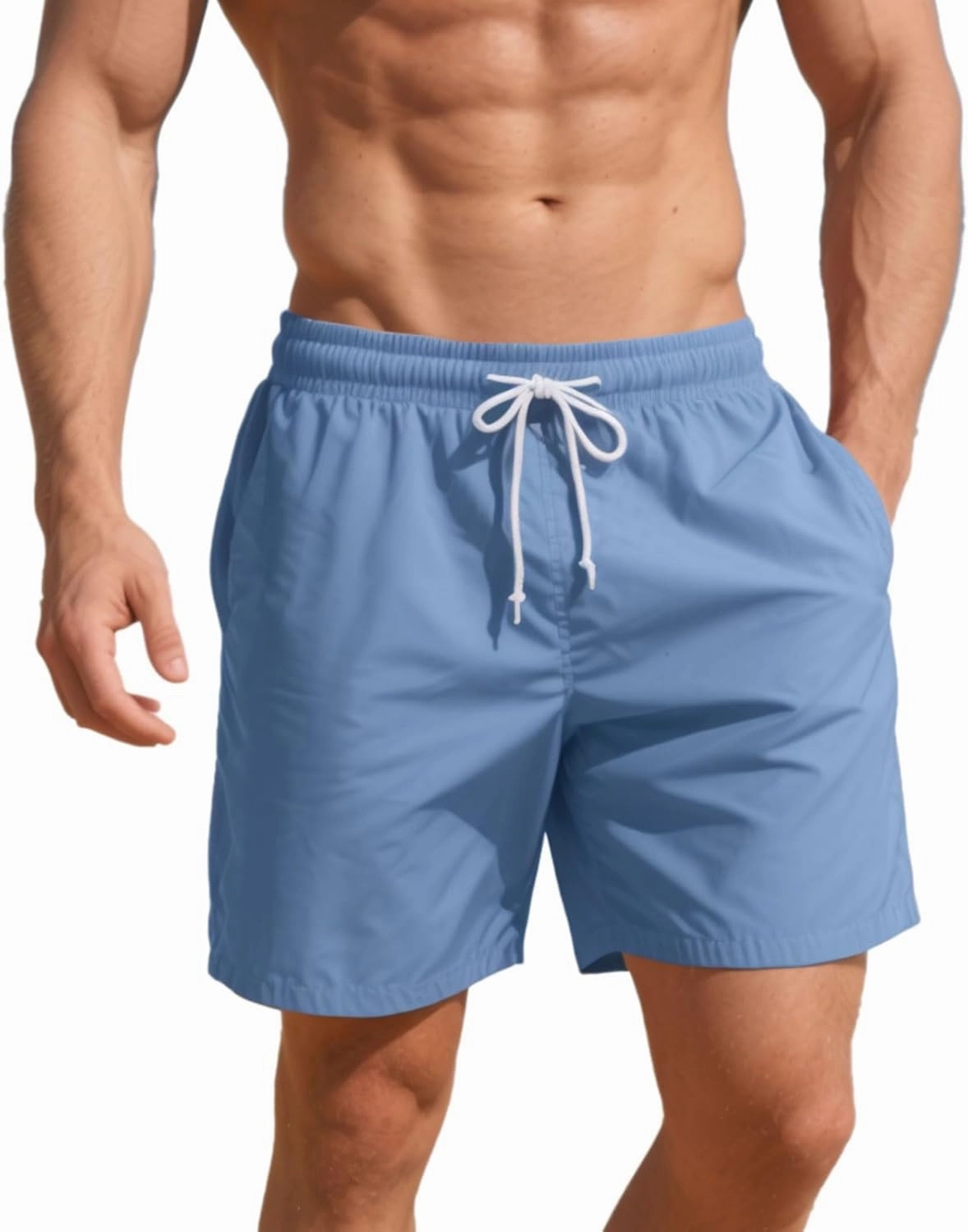 Men's Swim Trunks 5 Inch Quick Dry Board Shorts Mesh Lining Swimming Trunks Beach Shorts for Men Bathing Suits