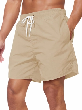 Men's Swim Trunks Quick Dry Board Shorts Bathing Suit Swimwear Swim Shorts with Mesh Lining