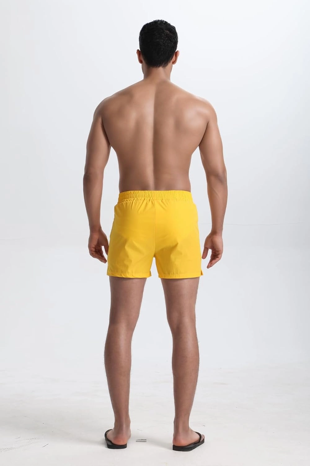 Mens 5" with Zipper Quick Dry Beach Shorts for Swimming Men Bathing Suit