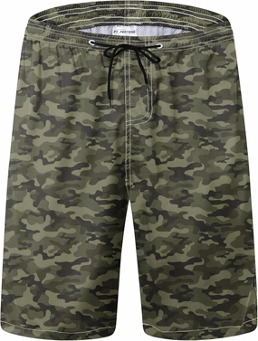 Mens Swim Trunks Quick Dry Board Shorts with Mesh Lining, Breathable Surf Beach Shorts Swimwear Bathing Suits