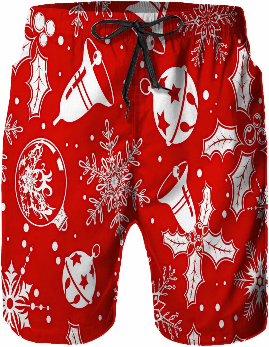 Mens Swim Trunks, Quick Dry Summer Board Beach Shorts with Mesh Lining and Pockets