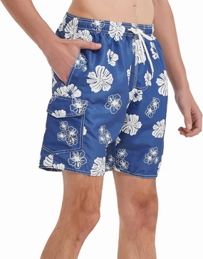 Mens Swim Trunks Swim Shorts Swimwear Quick Dry 7 Swimming Trunks with Mesh Lining
