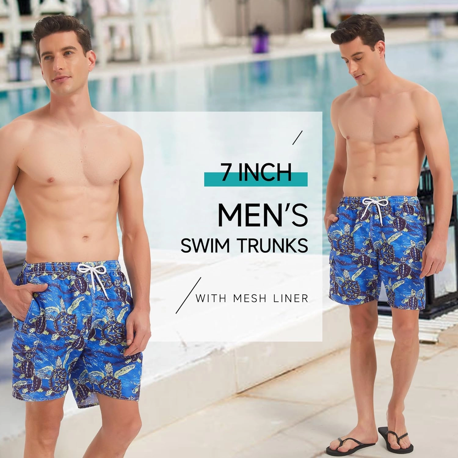 Mens Swim Trunks Swimsuit Trunks Swim Shorts Swimwear