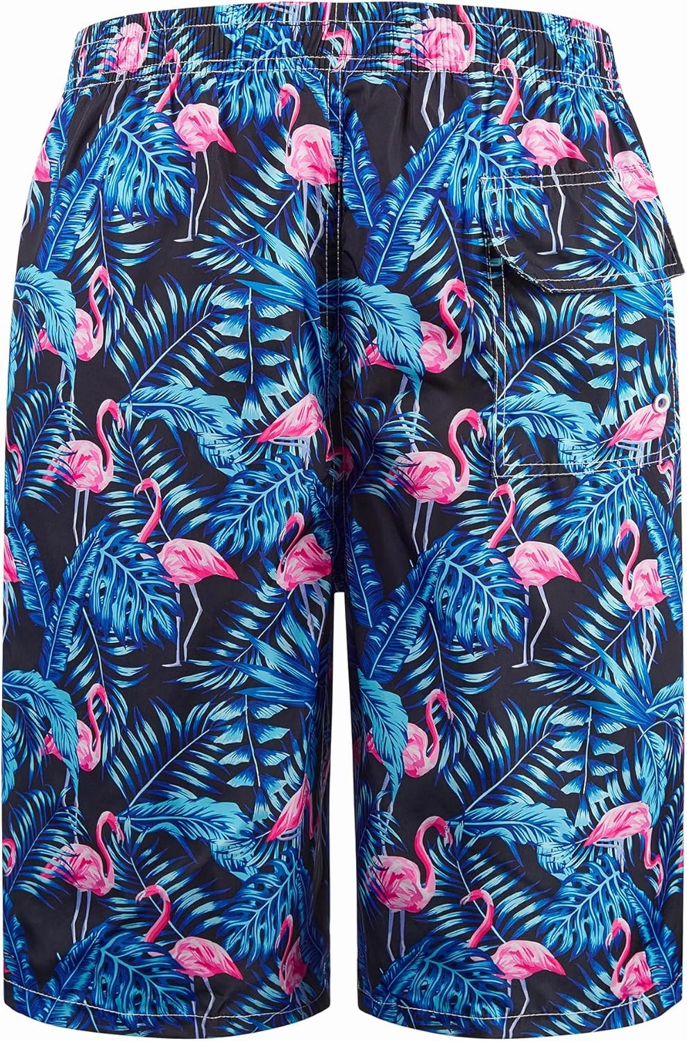 Mens Swim Trunks with Compression Liner 9" Built-in Board Shorts 2 in 1 Quick Dry Bathing Suits with Zipper Pockets