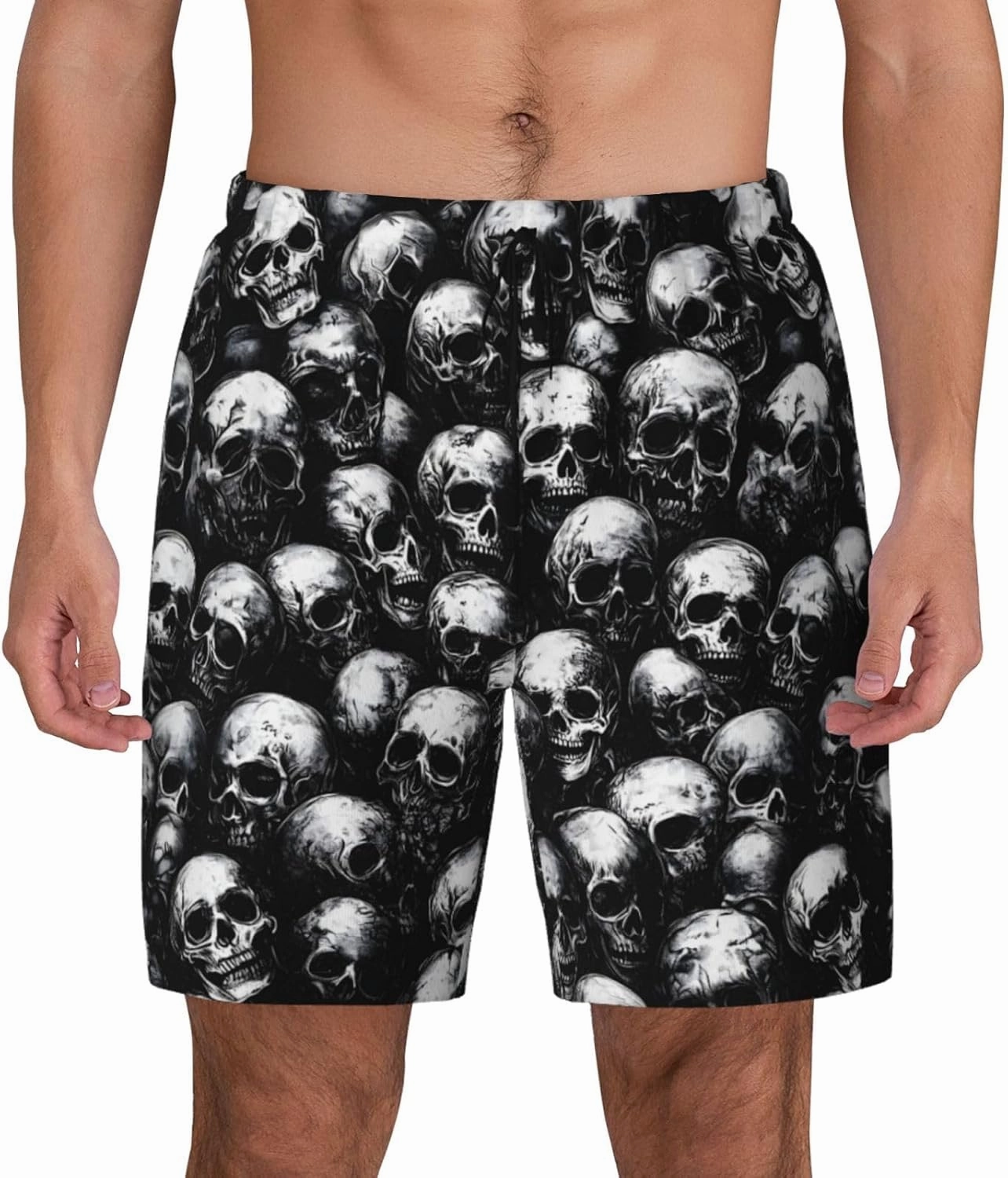 Mens Swim Trunks with Compression Liner Board Shorts Quick Dry Beach Shorts