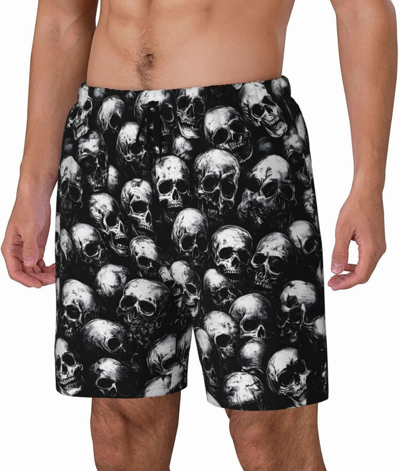 Mens Swim Trunks with Compression Liner Board Shorts Quick Dry Beach Shorts