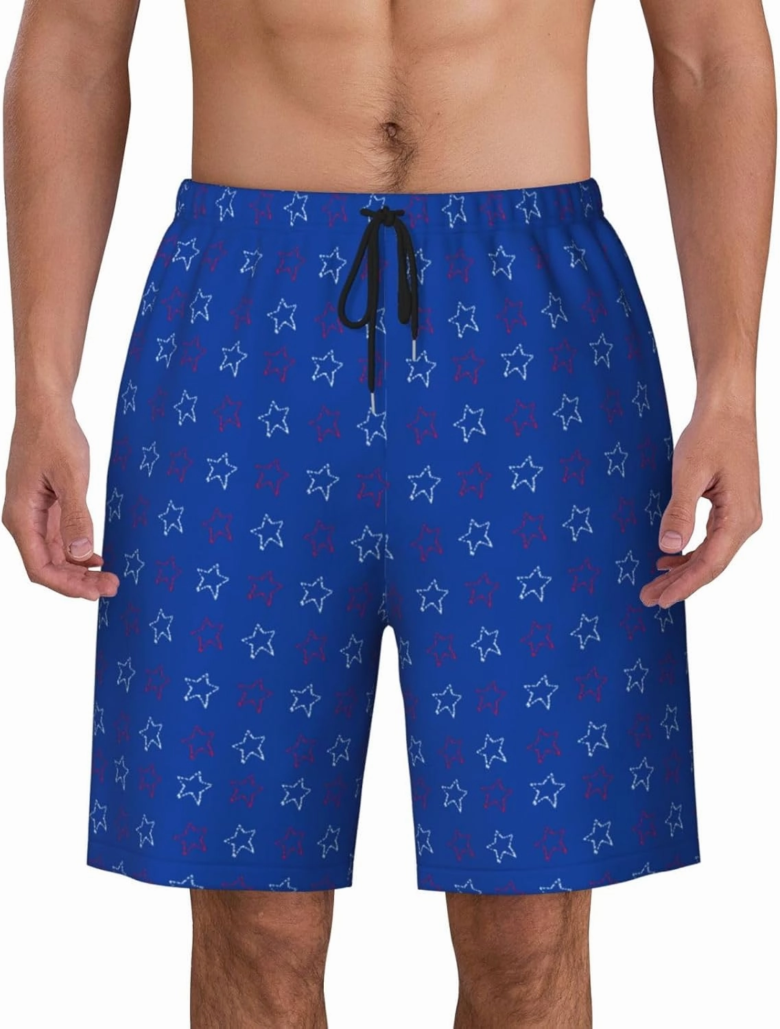 Mens Swim Trunks with Mesh Lining,Quick Dry Swimsuit Board Shorts Beach Pants Swimwear Bathing Suits