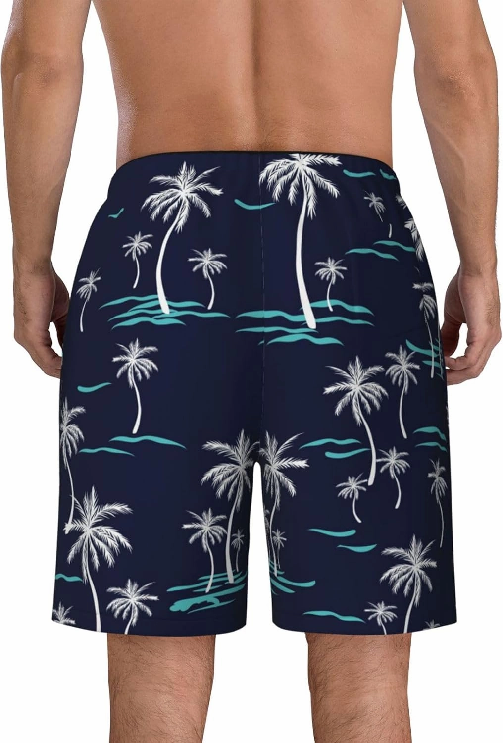 Mens Swim Trunks with Mesh Lining,Quick Dry Swimsuit Board Shorts Beach Pants Swimwear Bathing Suits