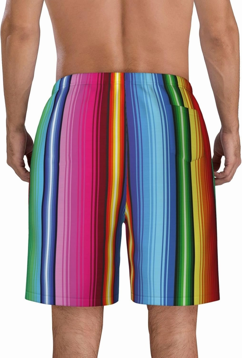 Mens Swim Trunks with Mesh Lining,Quick Dry Swimsuit Board Shorts Beach Pants Swimwear Bathing Suits