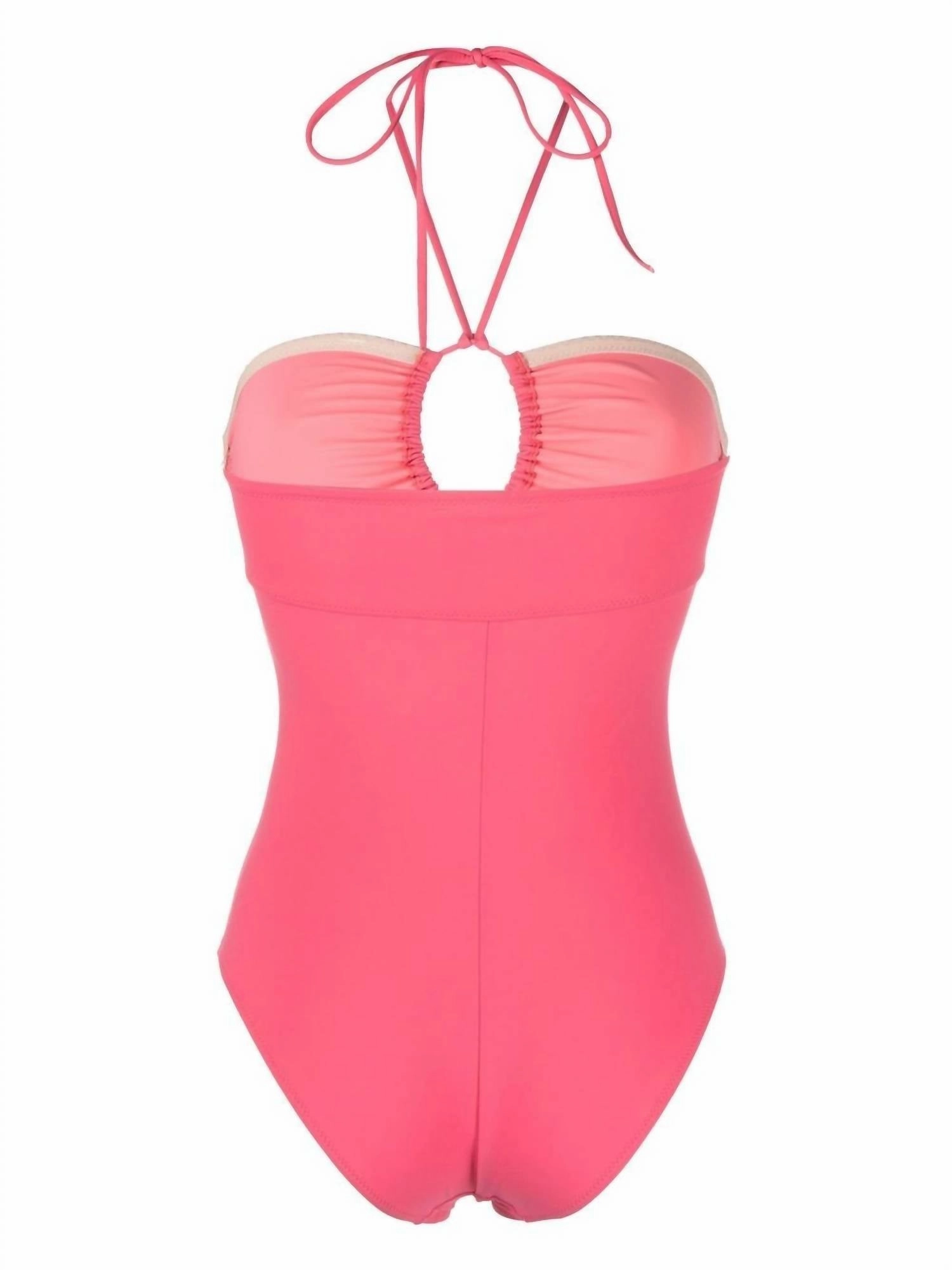 Minorca Maillot One Piece Swimsuit In Honeysuckle Pink