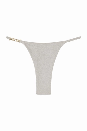Monday Thong - Soft Silver Shimmer