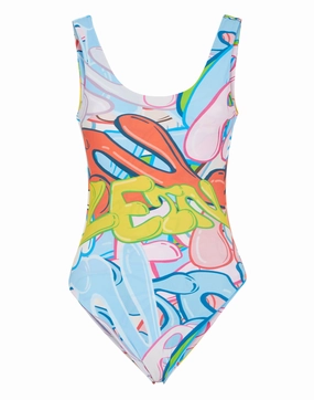 Monokini Bombing Graffiti