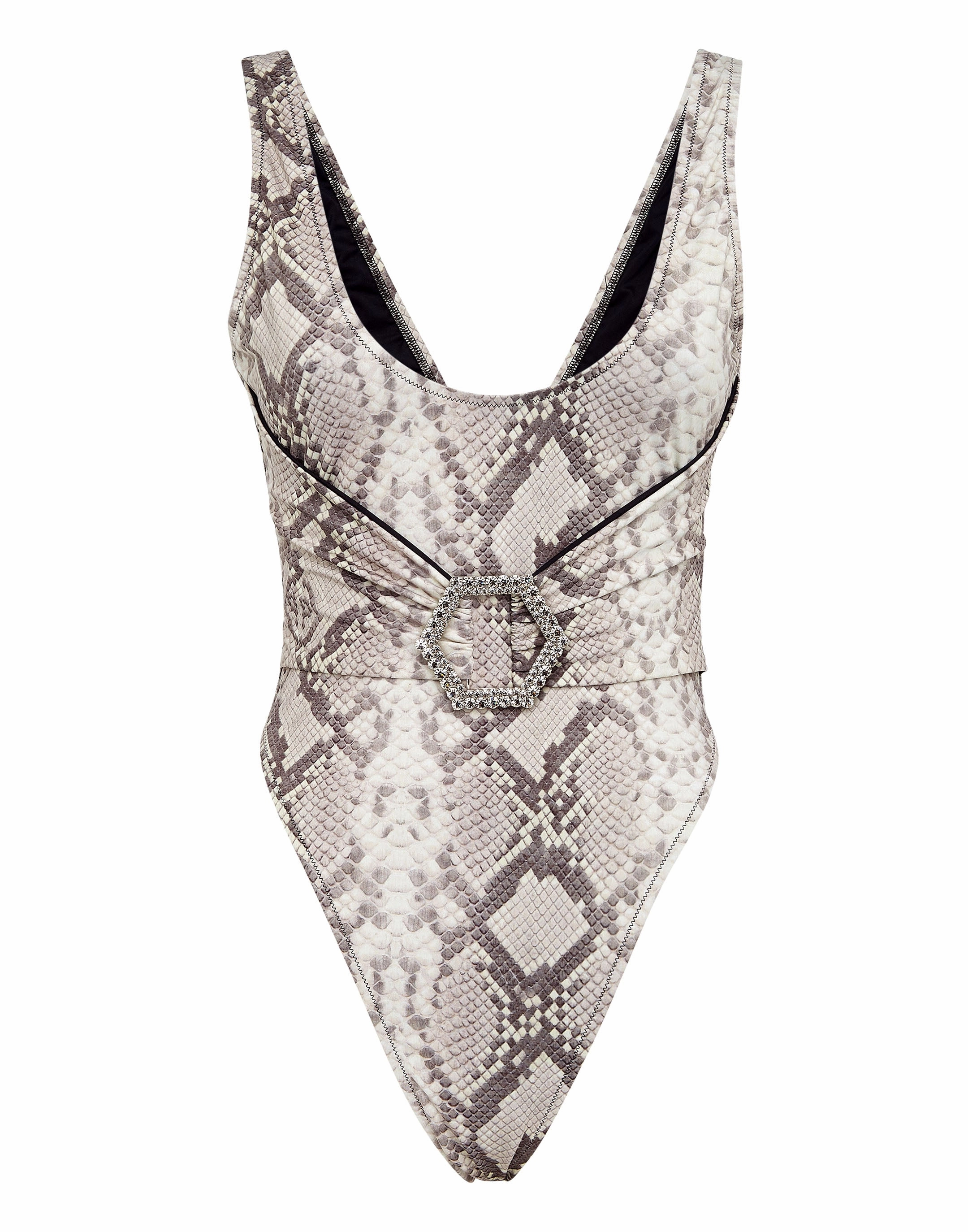 Monokini Python Print Brooches