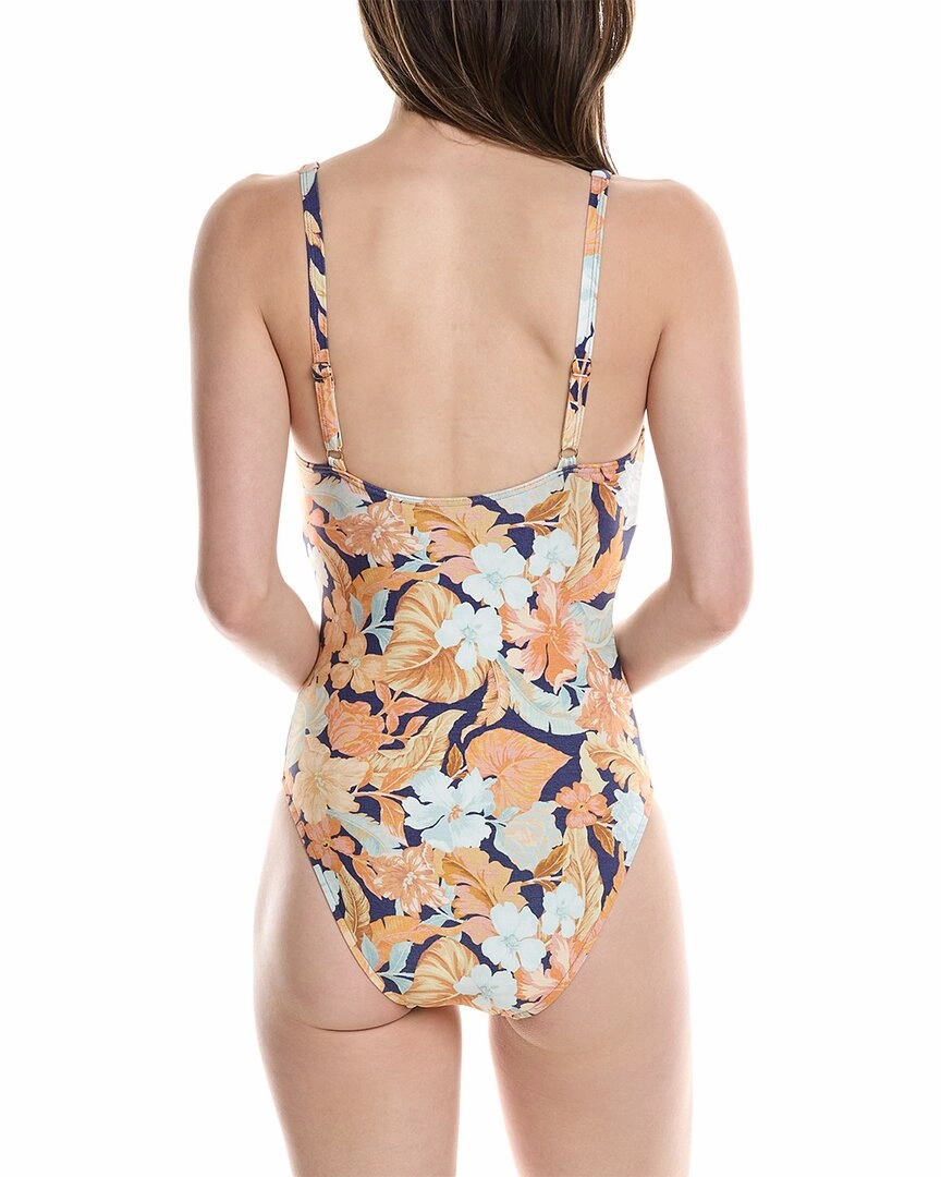 Monte & Lou Tie Front One-Piece