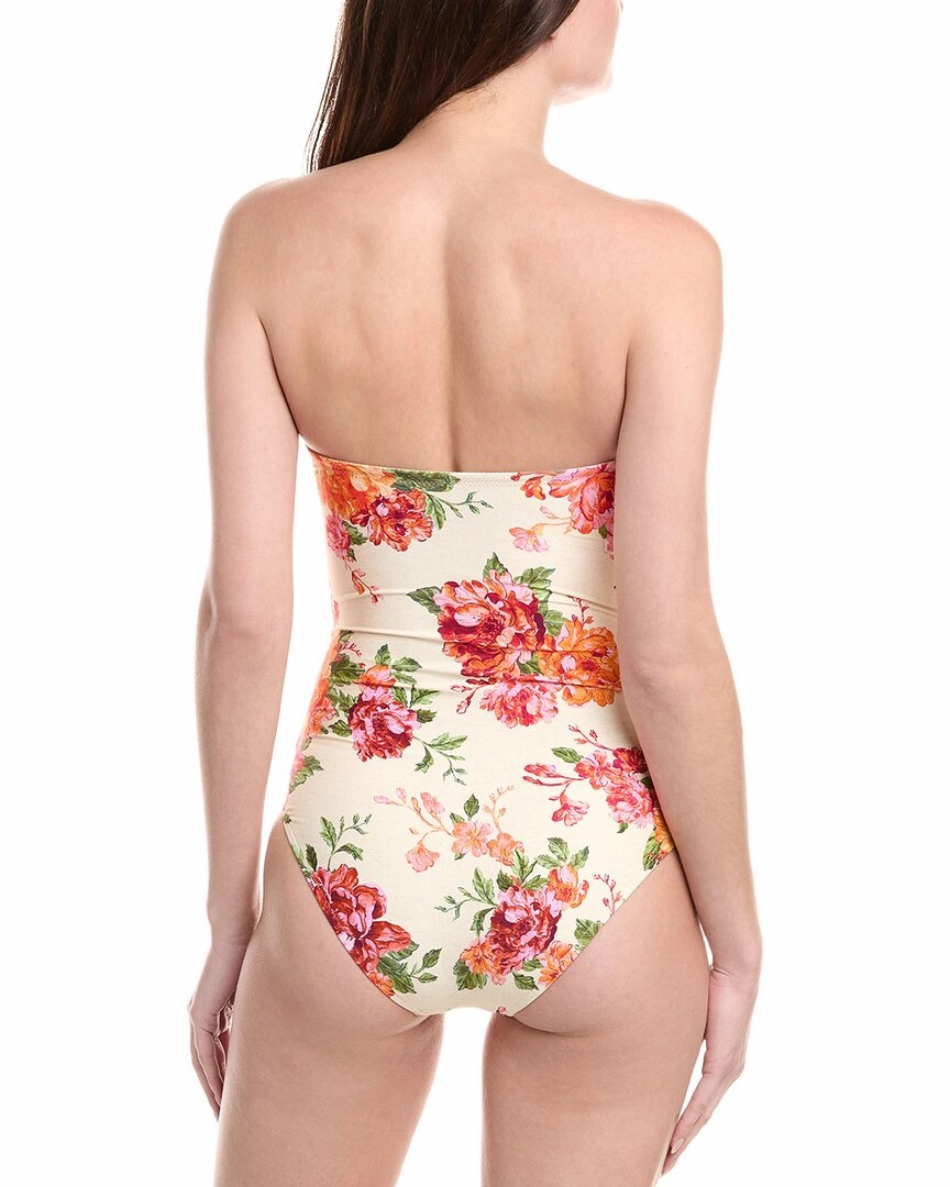 Monte and Lou Delight Spliced Frill Bandeau One-Piece