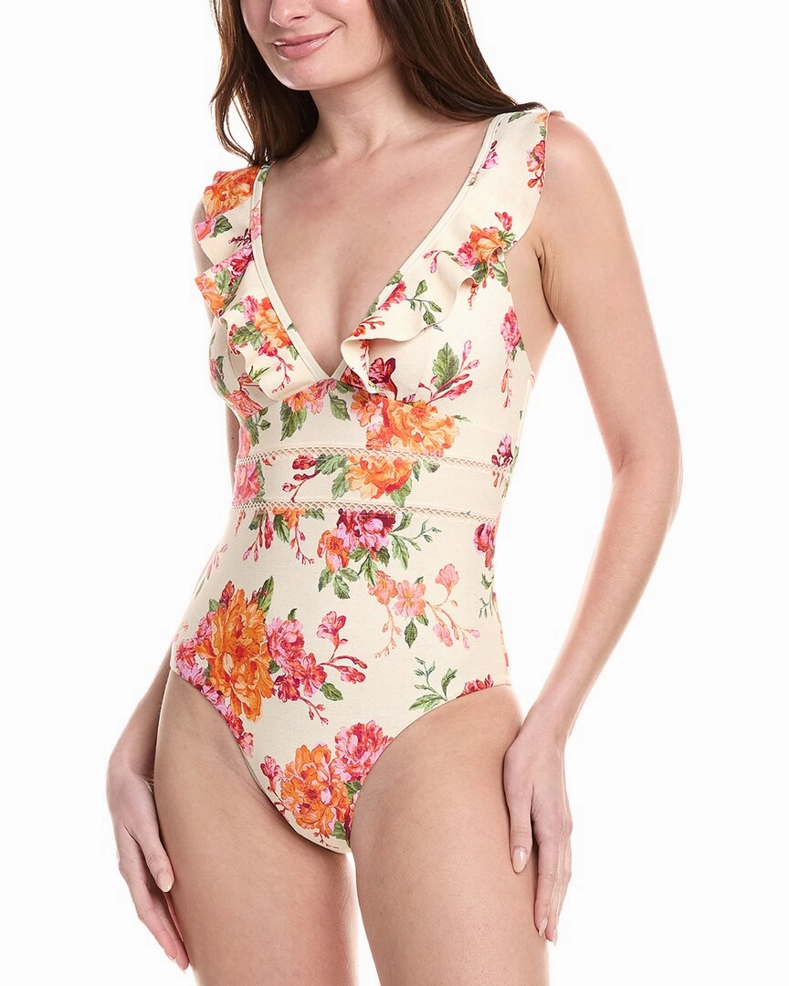 Monte and Lou Delight Spliced Frill One-Piece