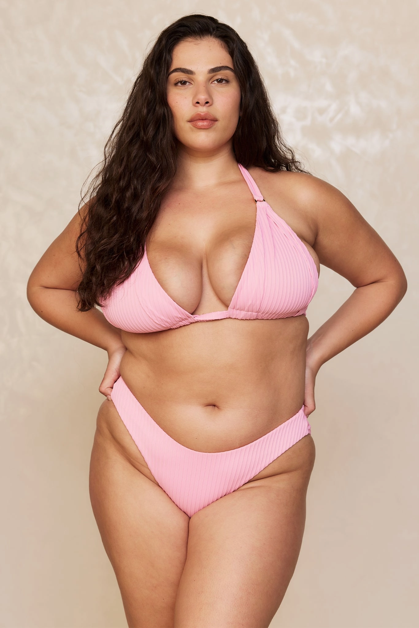 Morocco Top - Cherry Blossom Matte Rib