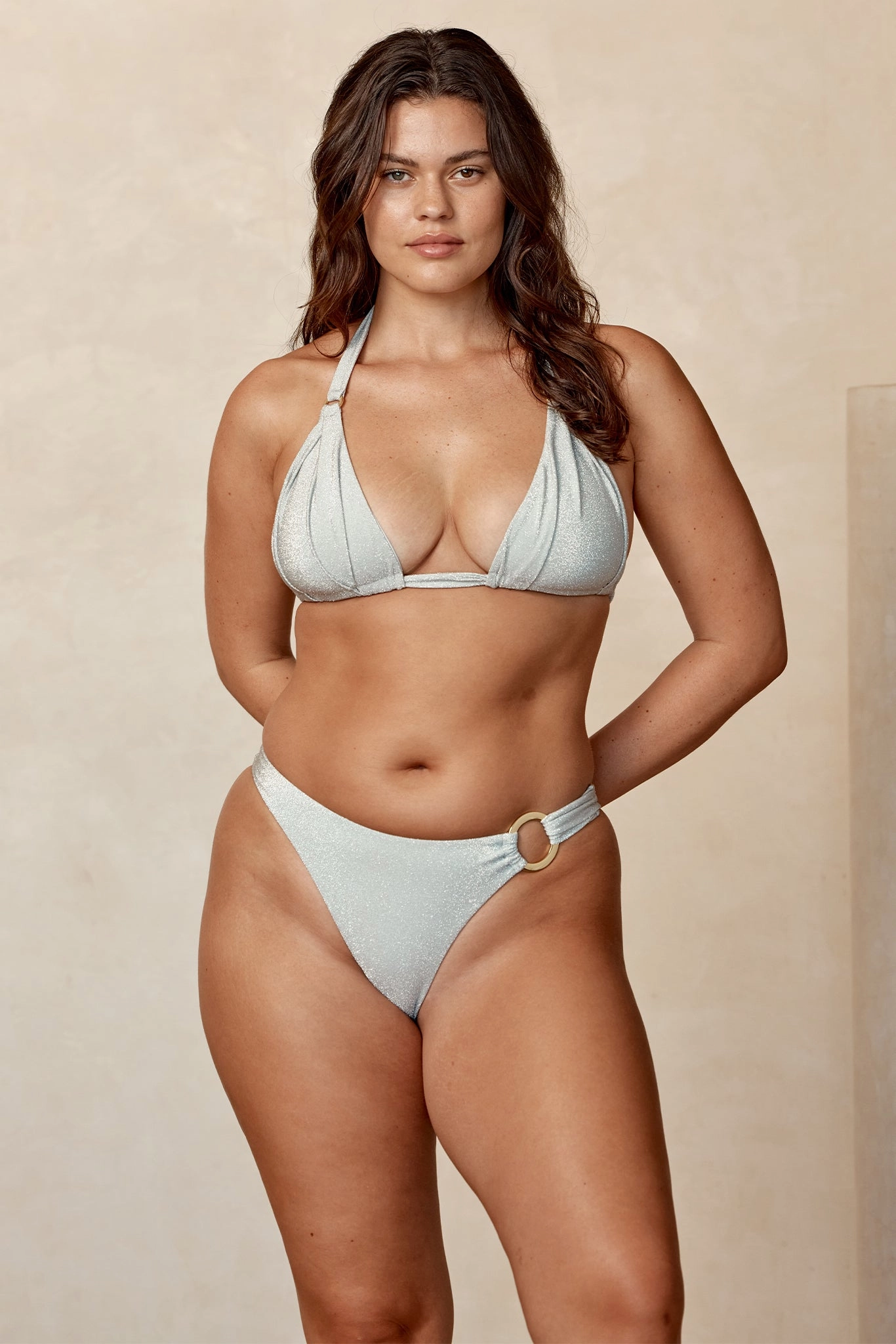 Morocco Top - Soft Silver Shimmer