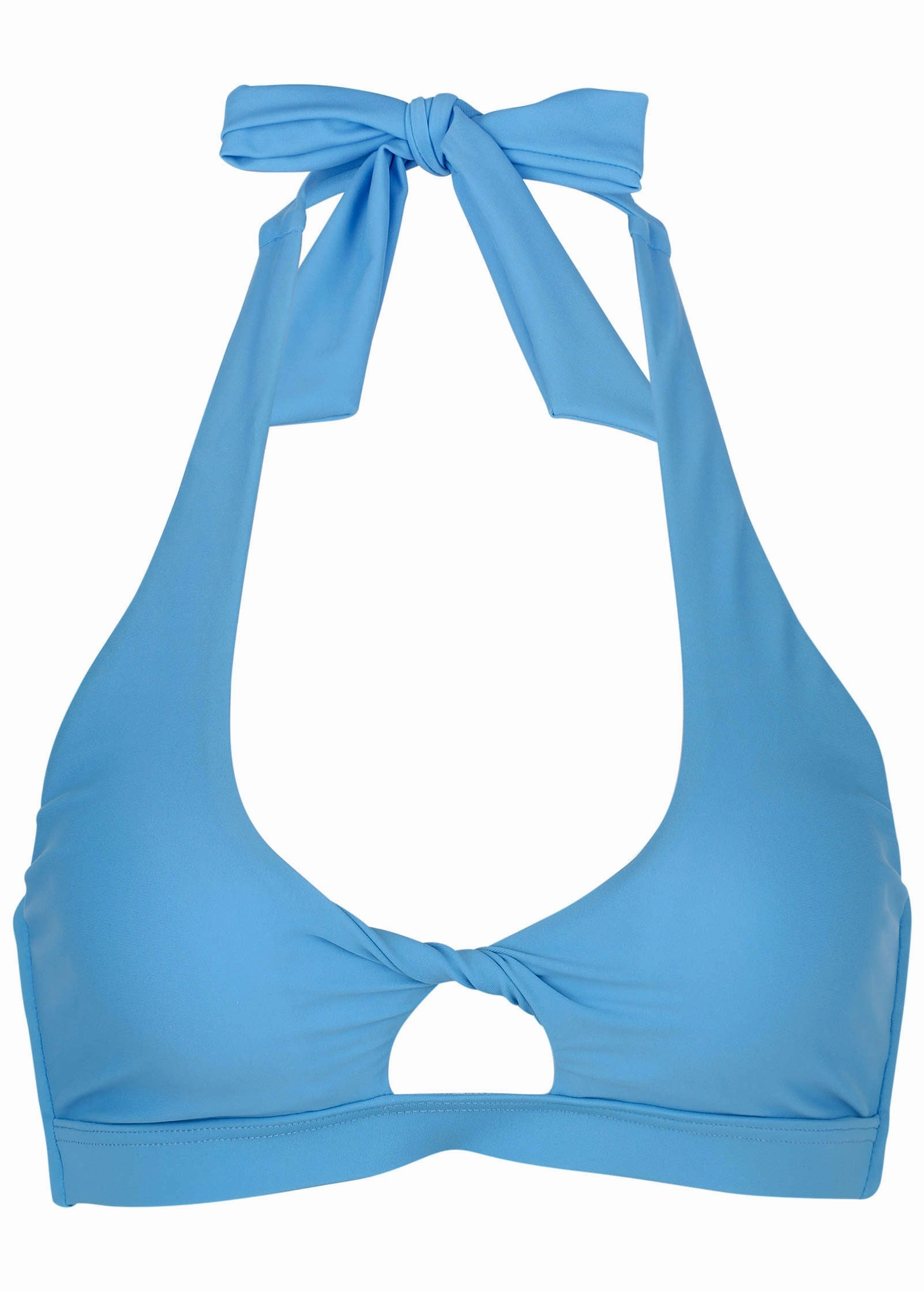 Nassau Halter Top - Azure Blue