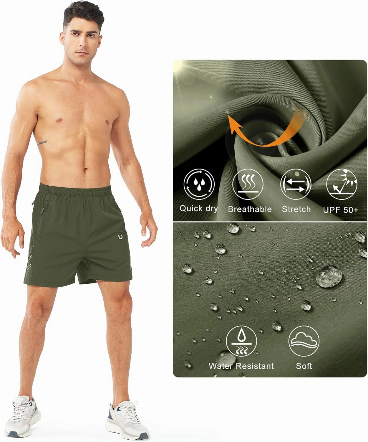 NORTHYARD Men's Athletic Running Shorts Quick Dry Workout Shorts 7"/ 5"/ 9" Lightweight Sports Gym Basketball Tennis Hiking