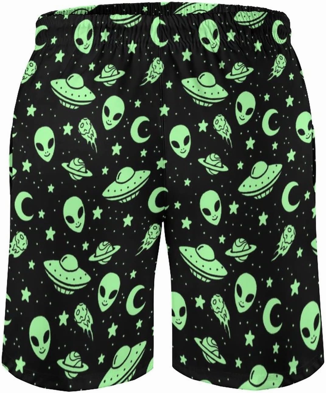 Novelty Swim Trunks for Men, Ramen Noddle Soup Print Funny Quick Dry Board Shorts Swimwear Beach Short Bathing Suits
