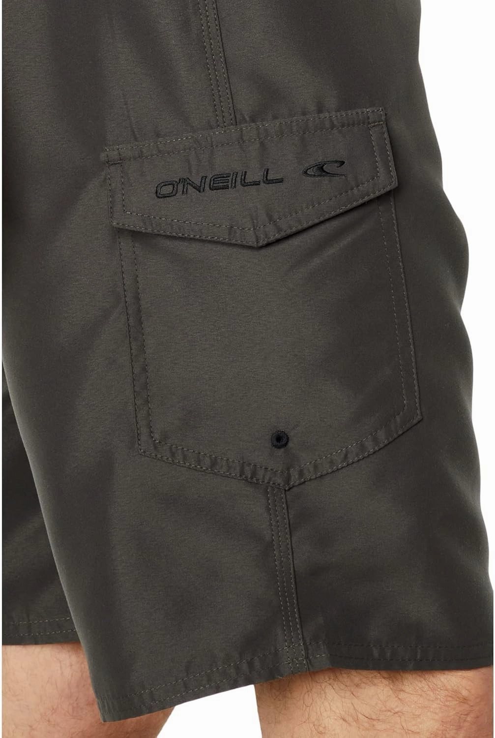 O'NEILL Men's 21 Inch Solid Boardshorts-Water Resistant Swim Trunks for Men with Quick Dry Stretch Fabric and Pockets
