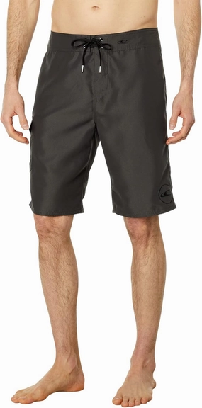 O'NEILL Men's 21 Inch Solid Boardshorts-Water Resistant Swim Trunks for Men with Quick Dry Stretch Fabric and Pockets