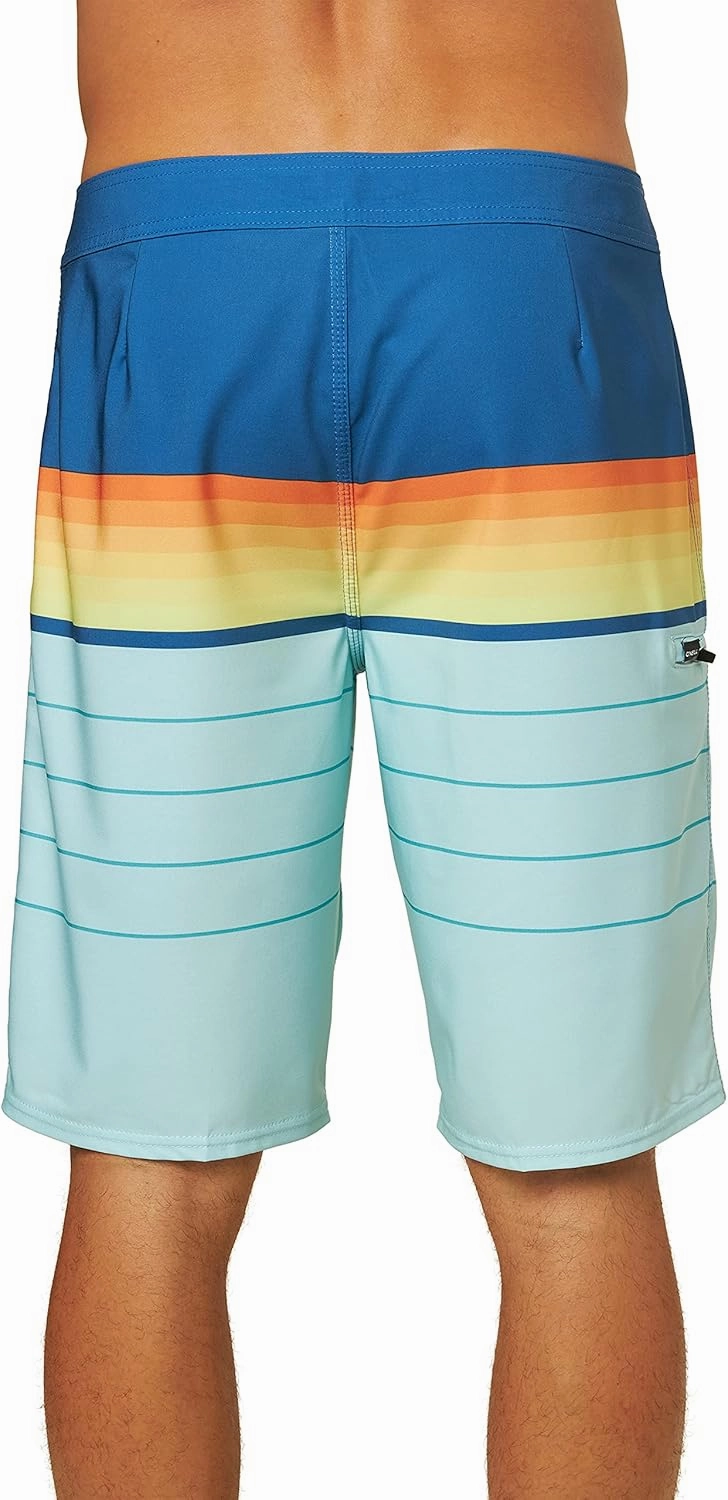 O'NEILL Mens Hyperfreak Heist Swim Trunks - 21 Inch Inseam Fixed Waist Boardshorts for Men with Pocket