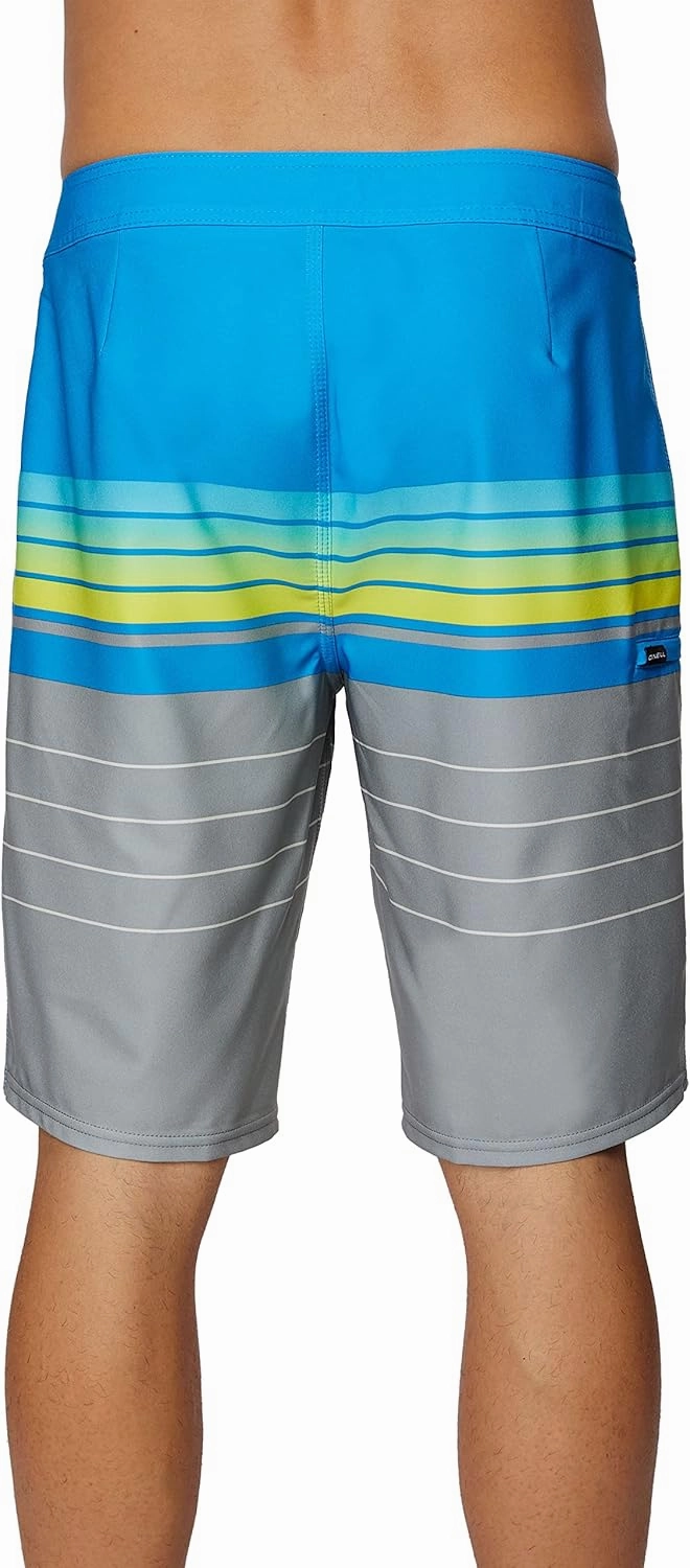 O'NEILL Mens Hyperfreak Heist Swim Trunks - 21 Inch Inseam Fixed Waist Boardshorts for Men with Pocket