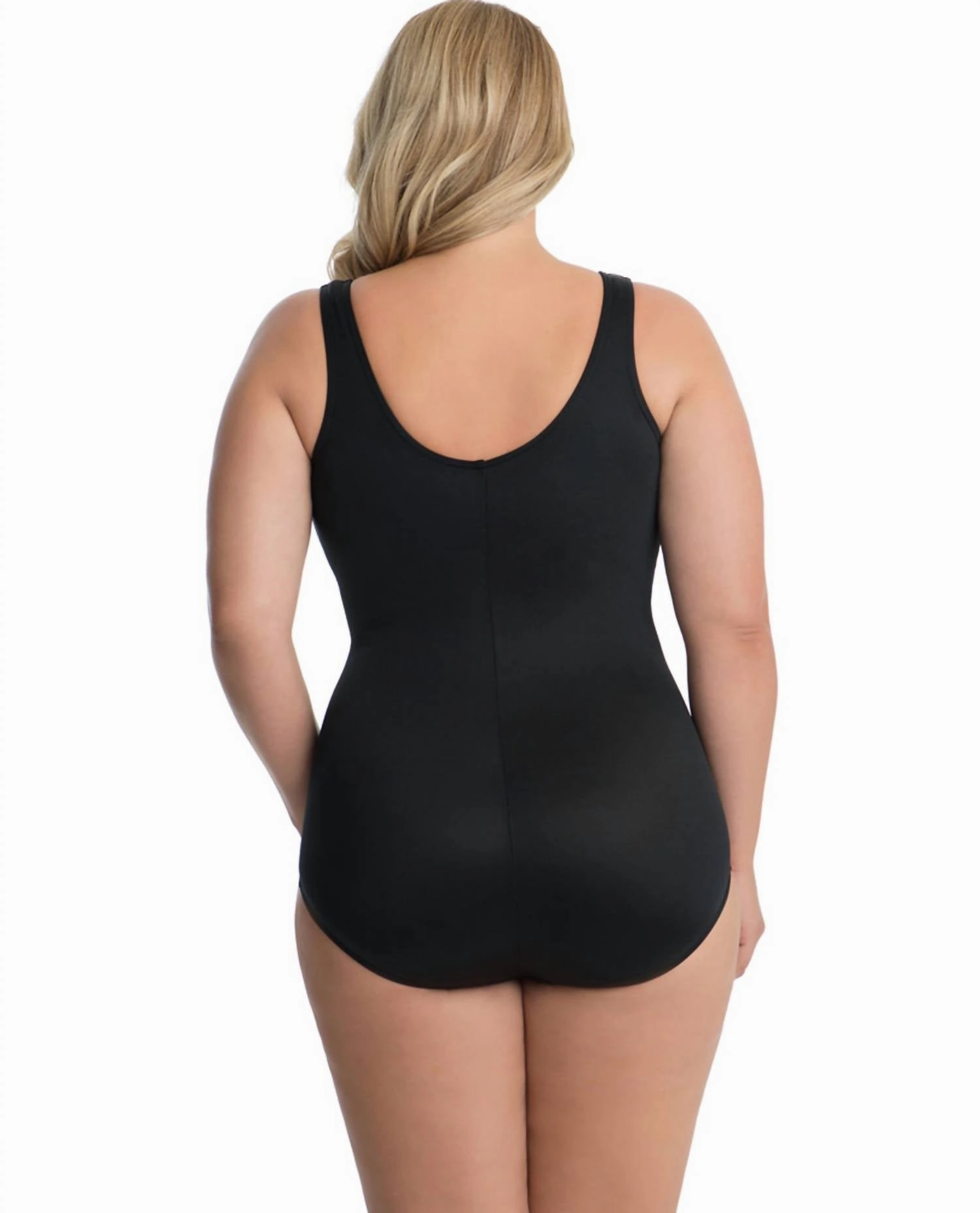Oceanus One Piece Swimsuit - Plus In Black