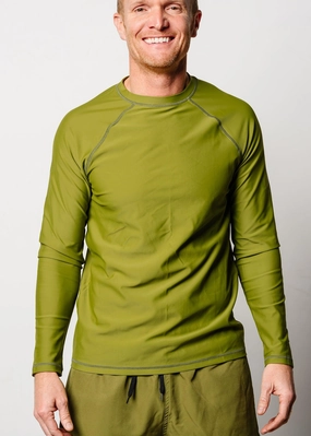 Olive Green | Men's Rashguard Top