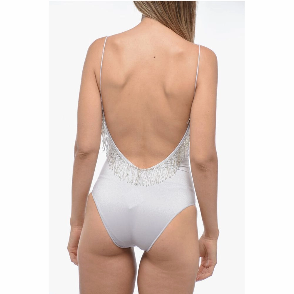 Osree Glitter Effect One-Piece Swimsuit With Women's Beads